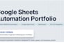 automate google sheets with apps script and dashboard